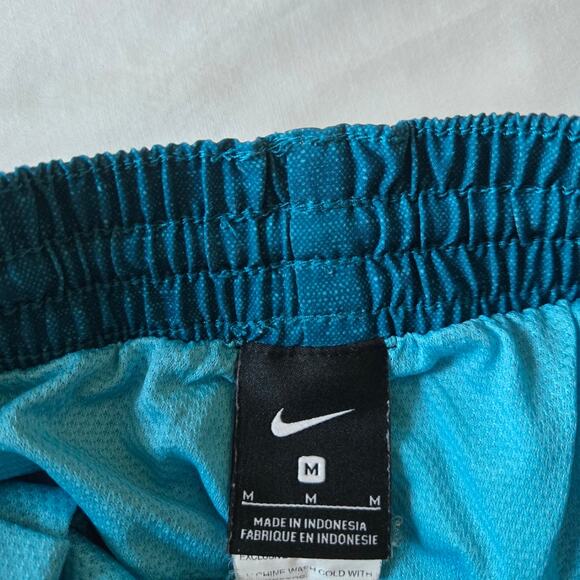 Unique discontinued Nike Perry Ellis Europe Stripe Swim Trunks Men M Blue White - Picture 5 of 5
